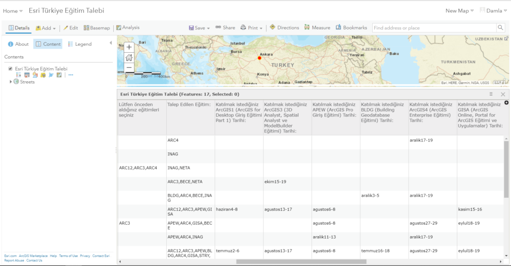 Eğitim Altyapımızdaki Yenilikler | ArcGIS Türkiye Blogu – Harita ve ...