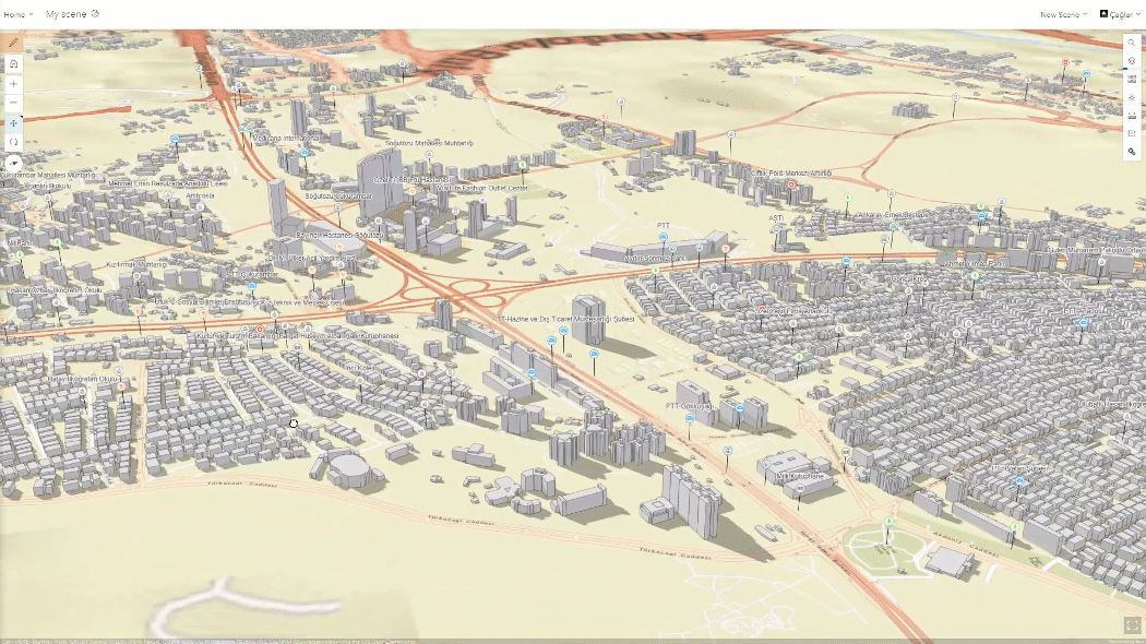 StreetMap Premium İçerisindeki Bina Modelleri İle 3D Şehirler Oluşturabileceğinizi Biliyor Muydunuz ?